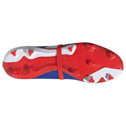 Adidas Predator League Fold-Over Tongue FG Advancement - Lucid Blue/Footwear White/Solar Red - Image 2