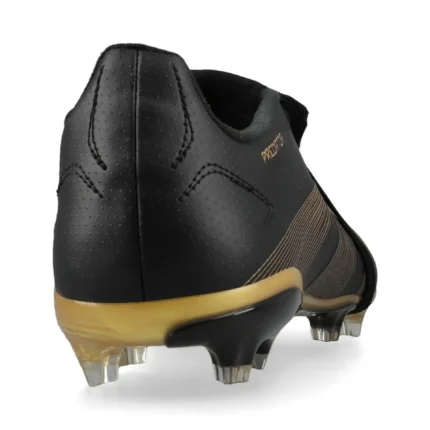 Adidas Predator League Fold-Over Tongue FG Belligold - Core Black/Gold Metallic Kids Limited Edition - Image 6