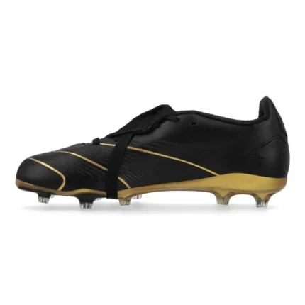 Adidas Predator League Fold-Over Tongue FG Belligold - Core Black/Gold Metallic Kids Limited Edition - Image 3