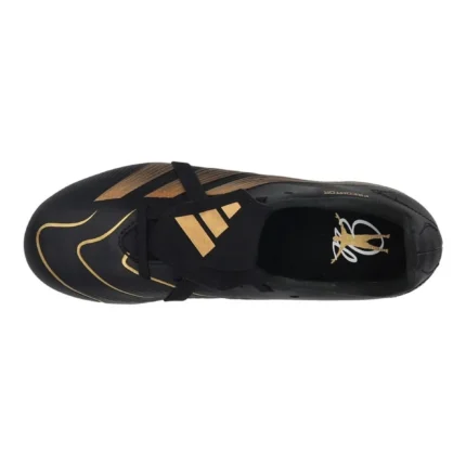 Adidas Predator League Fold-Over Tongue FG Belligold - Core Black/Gold Metallic Kids Limited Edition - Image 4