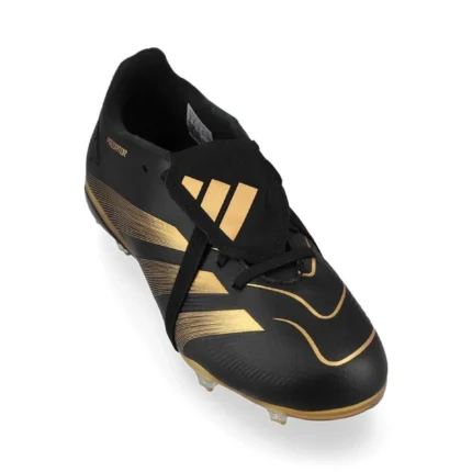 Adidas Predator League Fold-Over Tongue FG Belligold - Core Black/Gold Metallic Kids Limited Edition - Image 5