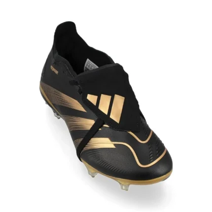 Adidas Predator League Fold-Over Tongue FG Belligold - Core Black/Gold Metallic Limited Edition - Image 5