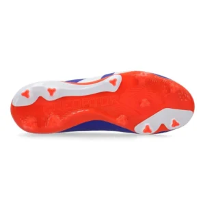 Adidas Predator League Laceless FG Advancement - Lucid Blue/Footwear White/Solar Red Kids - Image 2