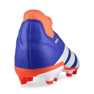 Adidas Predator League Laceless FG Advancement - Lucid Blue/Footwear White/Solar Red Kids - Image 6