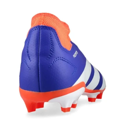 Adidas Predator League Laceless FG Advancement - Lucid Blue/Footwear White/Solar Red Kids - Image 6
