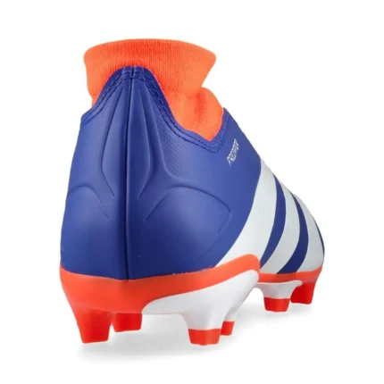 Adidas Predator League Laceless FG Advancement - Lucid Blue/Footwear White/Solar Red - Image 6