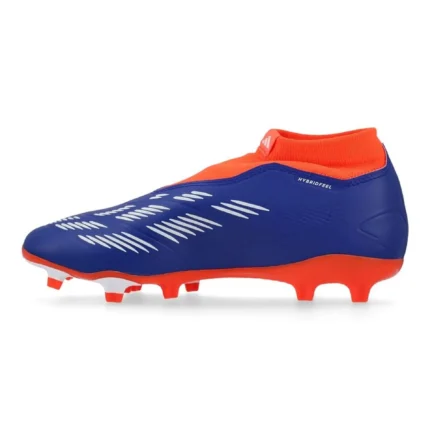Adidas Predator League Laceless FG Advancement - Lucid Blue/Footwear White/Solar Red - Image 3