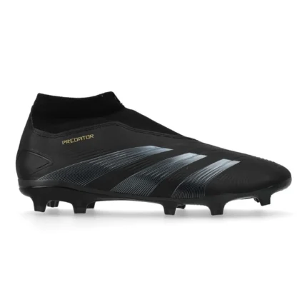 Adidas Predator League Laceless FG Dark Spark - Core Black/Carbon/Gold Metallic - Image 1