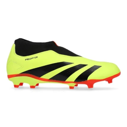 Adidas Predator League Laceless FG Energy Citrus - Solar Yellow/Core Black/Solar Red Kids - Image 1