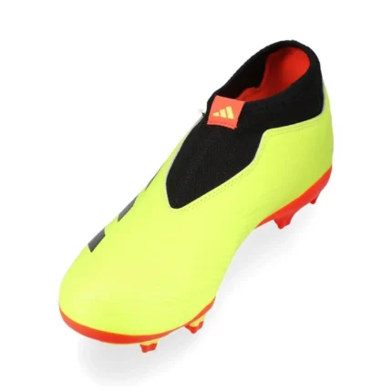 Adidas Predator League Laceless FG Energy Citrus - Solar Yellow/Core Black/Solar Red Kids - Image 5