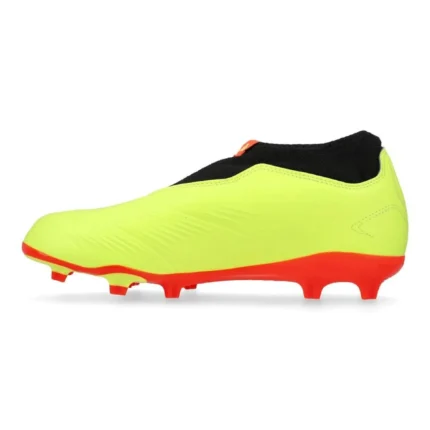 Adidas Predator League Laceless FG Energy Citrus - Solar Yellow/Core Black/Solar Red Kids - Image 3
