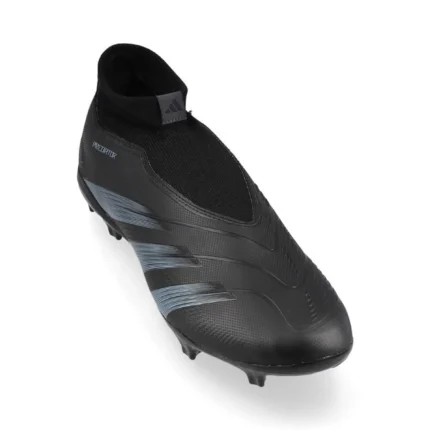 Adidas Predator League Laceless FG Nightstrike - Core Black/Carbon - Image 5