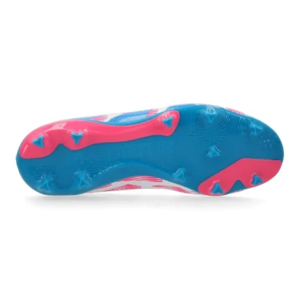 Adidas Predator League Laceless FG Reemergence - Footwear White/Solar Blue/Solar Pink Kids - Image 2