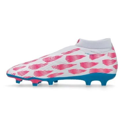 Adidas Predator League Laceless FG Reemergence - Footwear White/Solar Blue/Solar Pink - Image 3