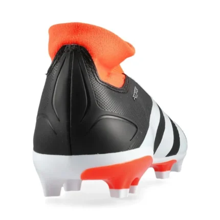 Adidas Predator League Laceless FG Solar Energy - Core Black/Footwear White/Solar Red - Image 6