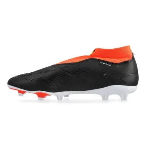 Adidas Predator League Laceless FG Solar Energy - Core Black/Footwear White/Solar Red - Image 4