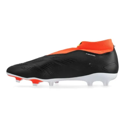 Adidas Predator League Laceless FG Solar Energy - Core Black/Footwear White/Solar Red - Image 4