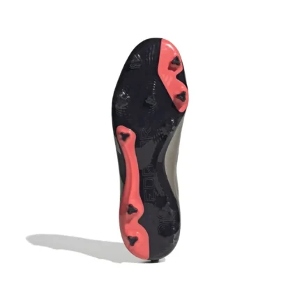 Adidas Predator League Laceless FG Vivid Horizon - Platin Metallic/Aurora Black/Turbo - Image 2