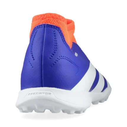 Adidas Predator League Laceless TF Advancement - Lucid Blue/Footwear White/Solar Red Kids - Image 6