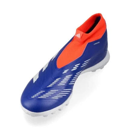 Adidas Predator League Laceless TF Advancement - Lucid Blue/Footwear White/Solar Red - Image 5