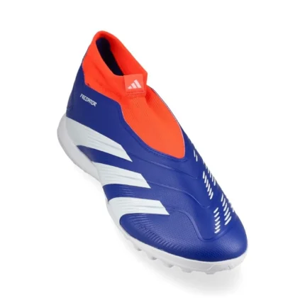 Adidas Predator League Laceless TF Advancement - Lucid Blue/Footwear White/Solar Red - Image 7