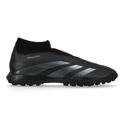 Adidas Predator League Laceless TF Dark Spark - Core Black/Carbon/Gold Metallic - Image 1