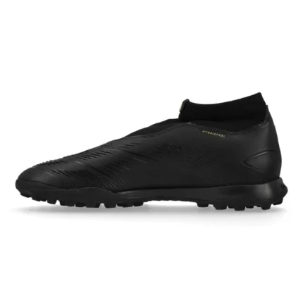 Adidas Predator League Laceless TF Dark Spark - Core Black/Carbon/Gold Metallic - Image 3