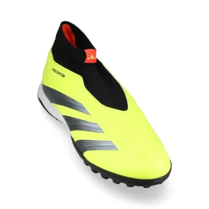 Adidas Predator League Laceless TF Energy Citrus - Solar Yellow/Core Black/Footwear White - Image 5