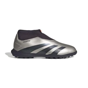Adidas Predator League Laceless TF Vivid Horizon - Platin Metallic/Aurora Black/Turbo Kids - Image 1