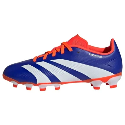 Adidas Predator League MG Advancement - Lucid Blue/Footwear White/Solar Red Kids - Image 3