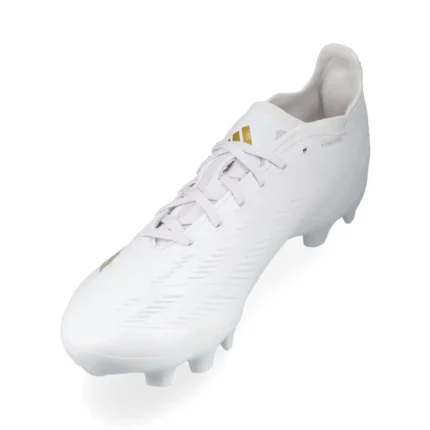 Adidas Predator League MG Day Spark - Footwear White/Gold Metallic/Footwear White - Image 7
