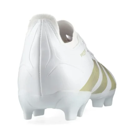 Adidas Predator League MG Day Spark - Footwear White/Gold Metallic/Footwear White - Image 6