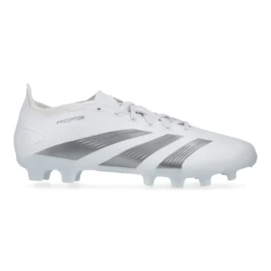 Adidas Predator League MG Pearlized - Footwear White/Silver Metallic - Image 1