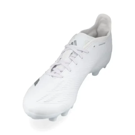 Adidas Predator League MG Pearlized - Footwear White/Silver Metallic - Image 5