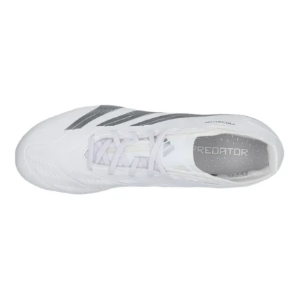 Adidas Predator League MG Pearlized - Footwear White/Silver Metallic - Image 4