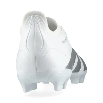 Adidas Predator League MG Pearlized - Footwear White/Silver Metallic - Image 6