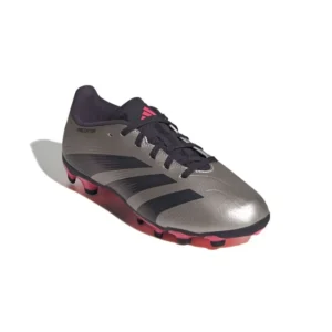 Adidas Predator League MG Vivid Horizon - Platin Metallic/Aurora Black/Turbo Kids - Image 4