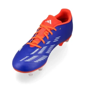 Adidas Predator League Sock Sg Advancement - Lucid Blue/Footwear White/Solar Red Kids - Image 5