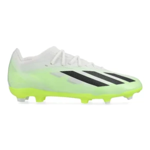 Adidas X Crazyfast .1 FG Crazyrush - Footwear White/Core Black/Lucid Lemon Kids - Image 1