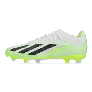 Adidas X Crazyfast .1 FG Crazyrush - Footwear White/Core Black/Lucid Lemon Kids - Image 3