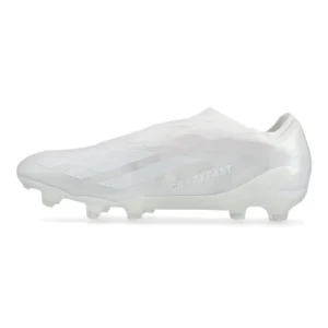 Adidas X Crazyfast .1 Laceless FG Pearlized - Footwear White - Image 3