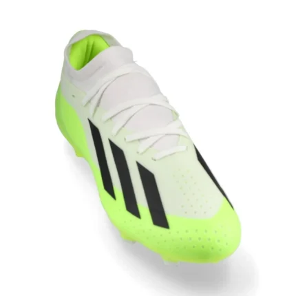 Adidas X Crazyfast .3 FG Crazyrush - Footwear White/Core Black/Lucid Lemon - Image 5