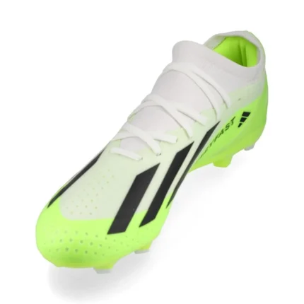 Adidas X Crazyfast .3 FG Crazyrush - Footwear White/Core Black/Lucid Lemon - Image 7
