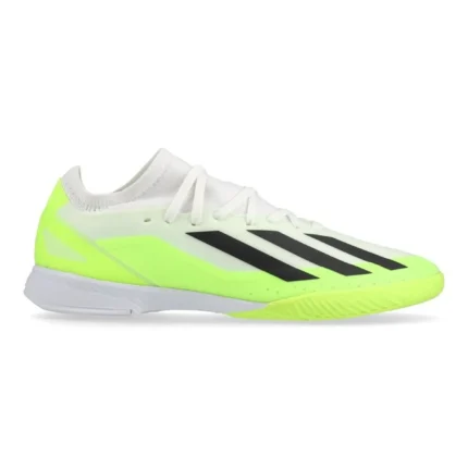 Adidas X Crazyfast .3 IN Crazyrush - Footwear White/Core Black/Lucid Lemon Kids - Image 1