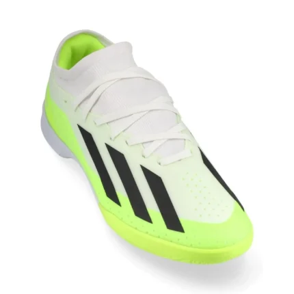 Adidas X Crazyfast .3 IN Crazyrush - Footwear White/Core Black/Lucid Lemon Kids - Image 5