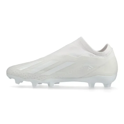 Adidas X Crazyfast .3 Laceless FG Pearlized - Footwear White - Image 3