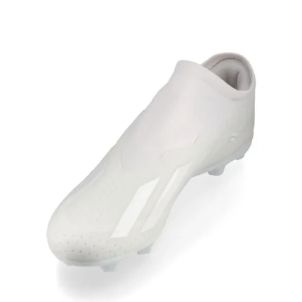 Adidas X Crazyfast .3 Laceless FG Pearlized - Footwear White - Image 7