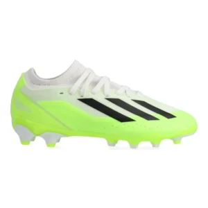 Adidas X Crazyfast .3 MG Crazyrush - Footwear White/Core Black/Lucid Lemon Kids - Image 1