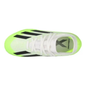 Adidas X Crazyfast .3 MG Crazyrush - Footwear White/Core Black/Lucid Lemon Kids - Image 4