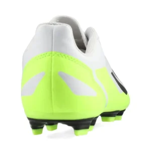 Adidas X Crazyfast .4 FxG Crazyrush - Footwear White/Core Black/Lucid Lemon Kids - Image 6
